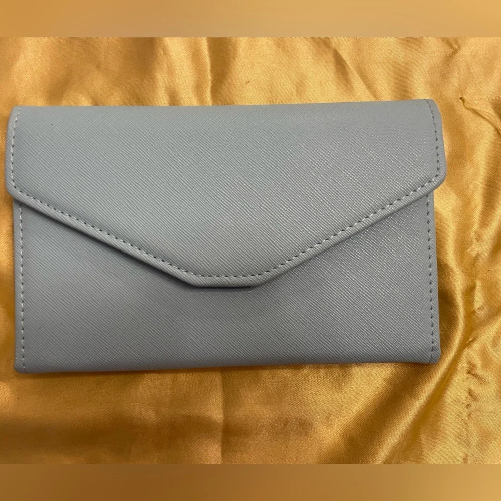 Chic Women's Grayish Blue Wallet New
